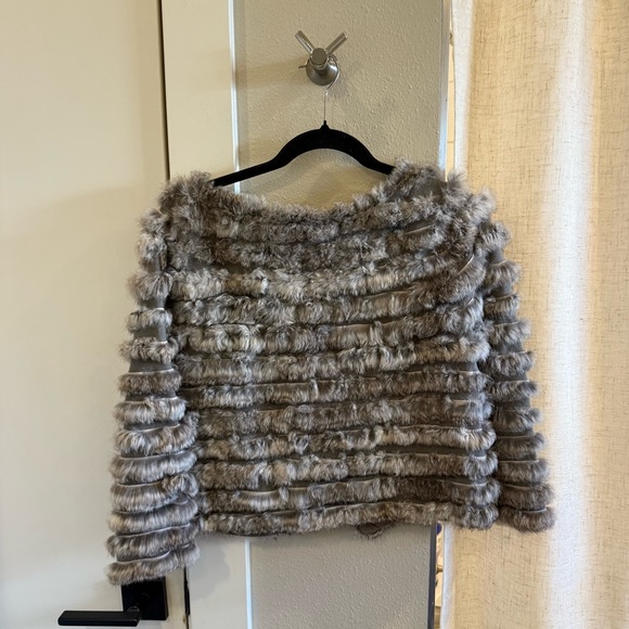 ALICE & OLIVIA Fur Jacket - Picture 4 of 6